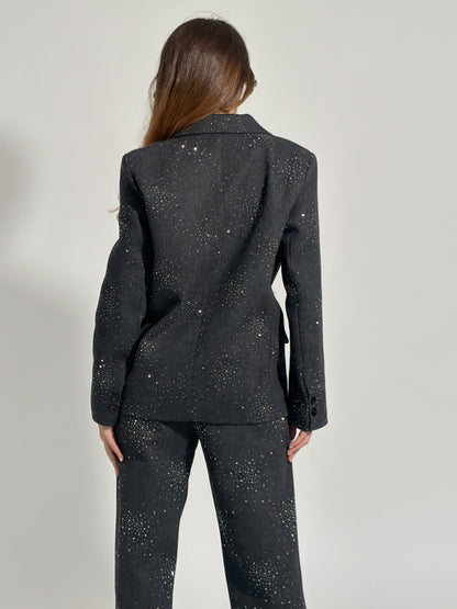 Костюм Viola с камъни и вълна