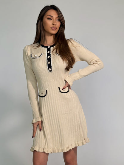 Рокля Relina от фино плетиво