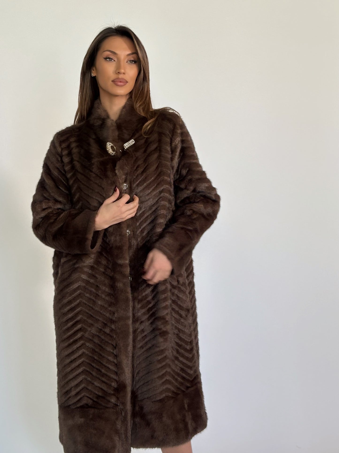 Палто от косъм Verona