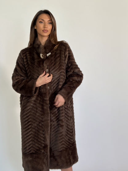 Палто от косъм Verona