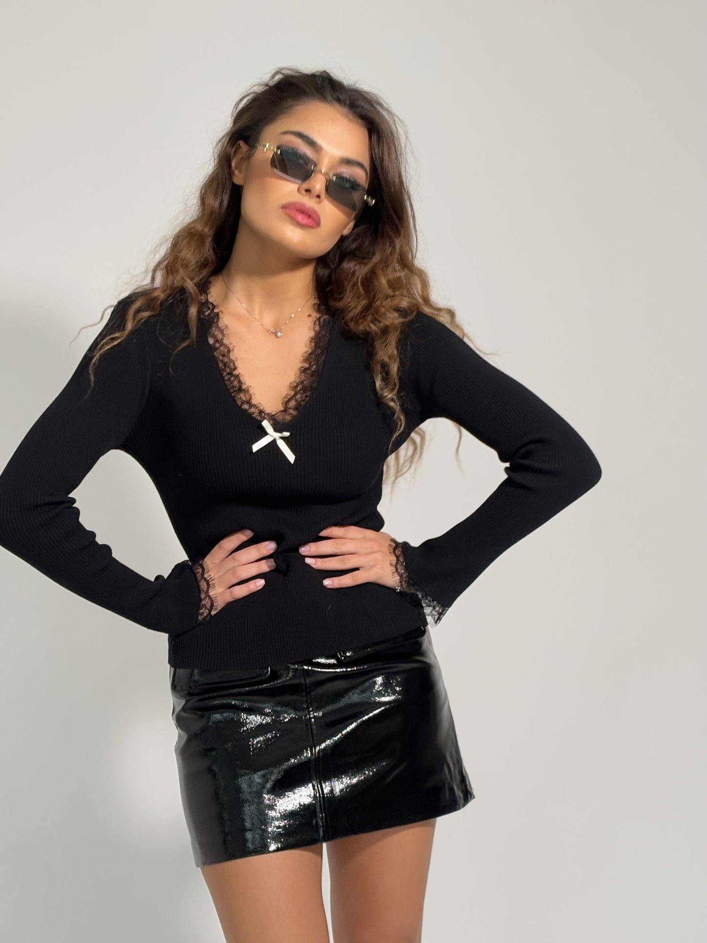 Блуза с дантела Giana