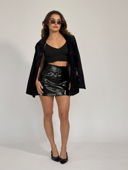 Блейзър с лъскав ефект Levina