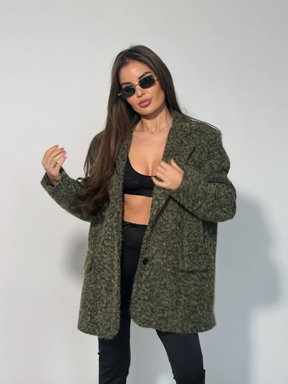 Блейзър Cocona от плътна материя