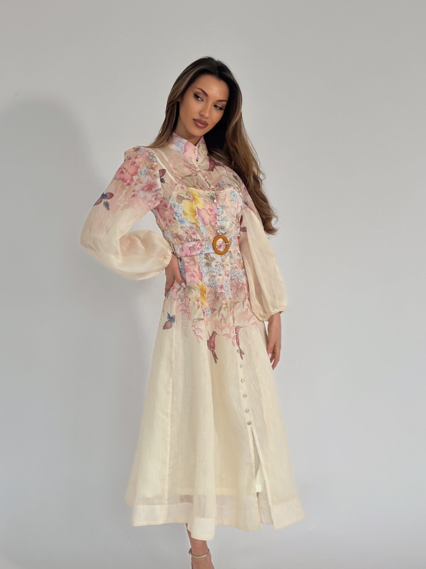 Рокля Rosie с флорални мотиви