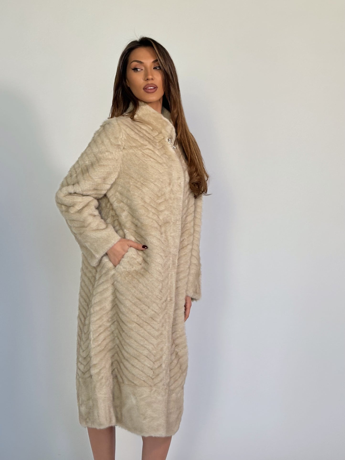 Палто от косъм Verona