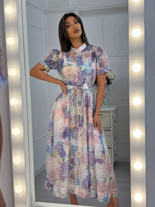 Lenita dress with stones