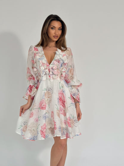 Рокля Flora с цветя