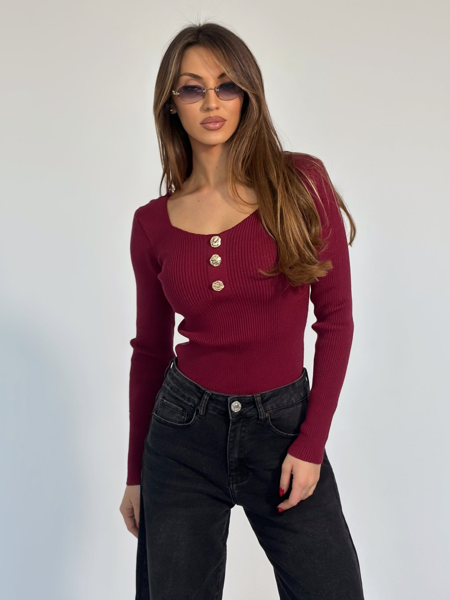 Боди Ria от плътна материя