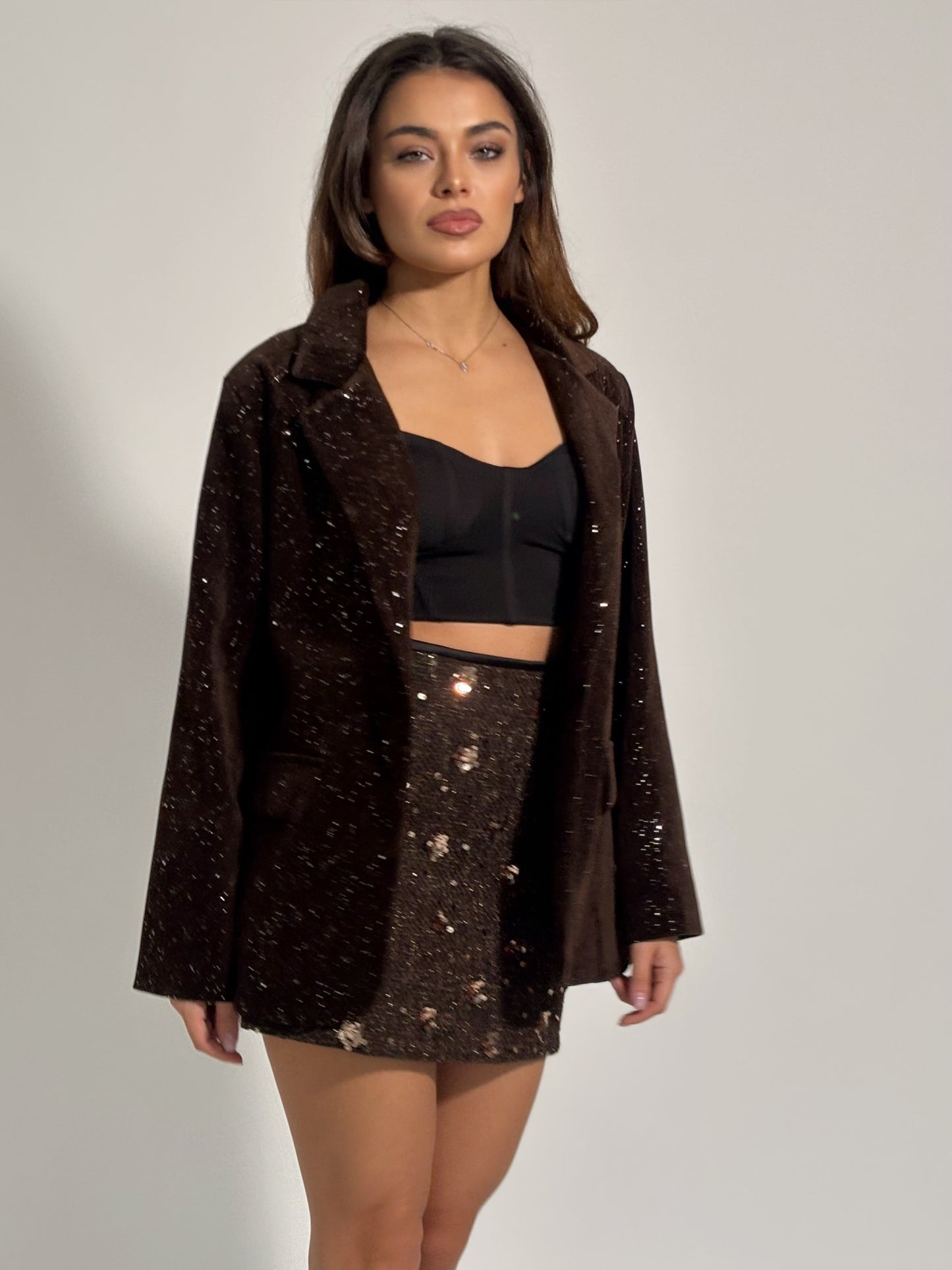 Блейзър с лъскав ефект Levina