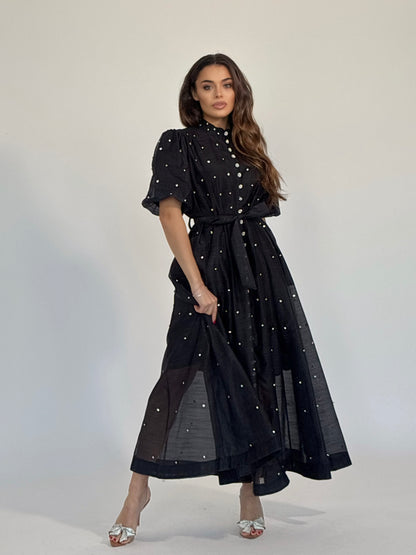 Rochie Carmen cu pietre