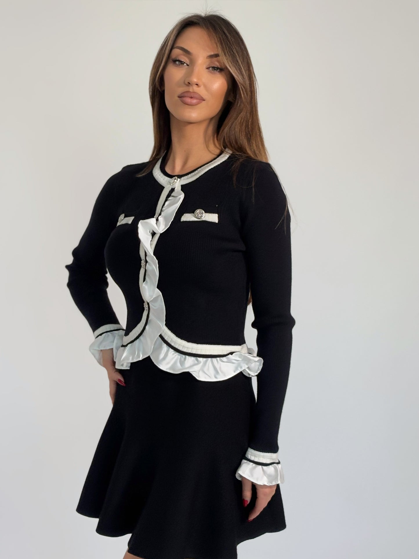 Жилетка със сатенени харбали Dolchena