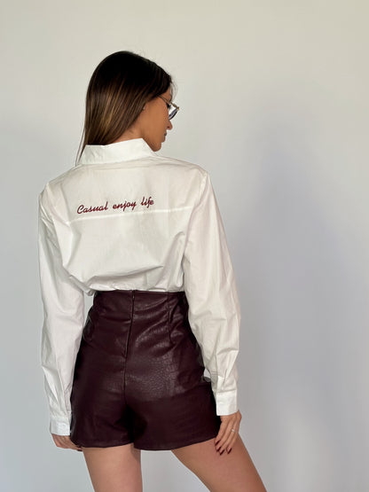 Оувърсайз риза Heart със сърце