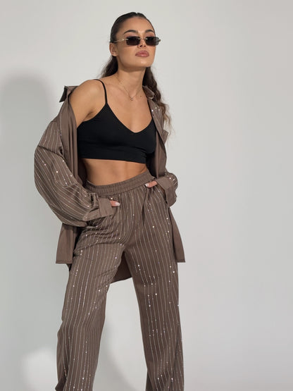 Сатенен комплект Riata с камъни