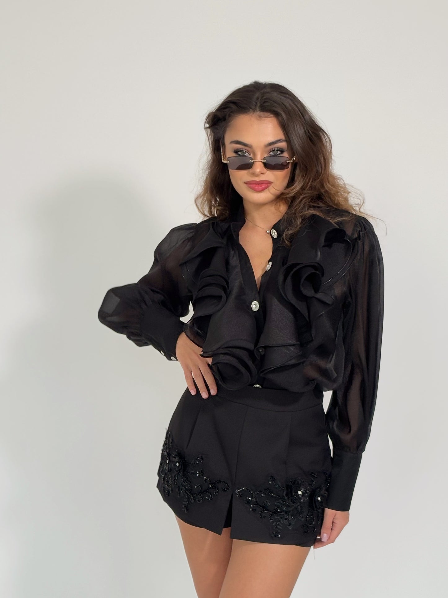 Пола-панталон Vanilla с цветя