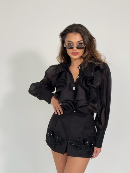 Пола-панталон Vanilla с цветя