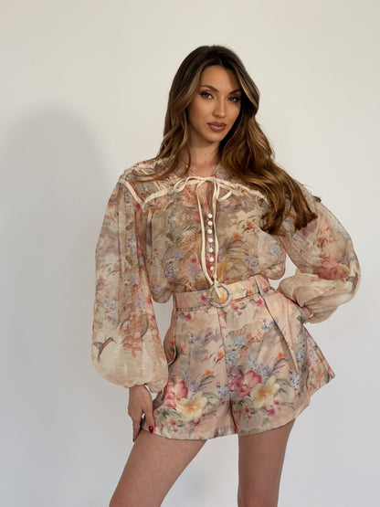 Комплект Sesila с флорални мотиви