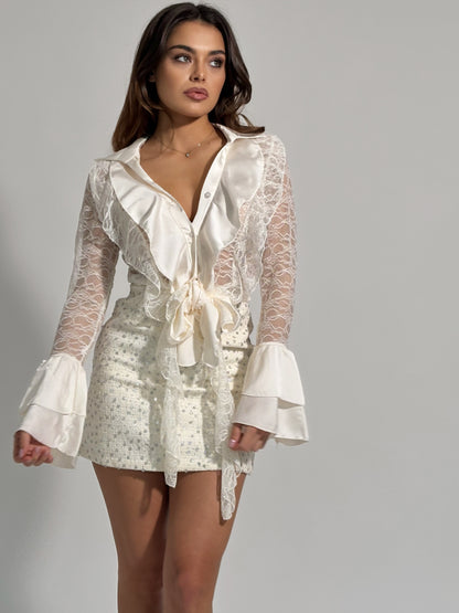 Дантелена риза Mirina