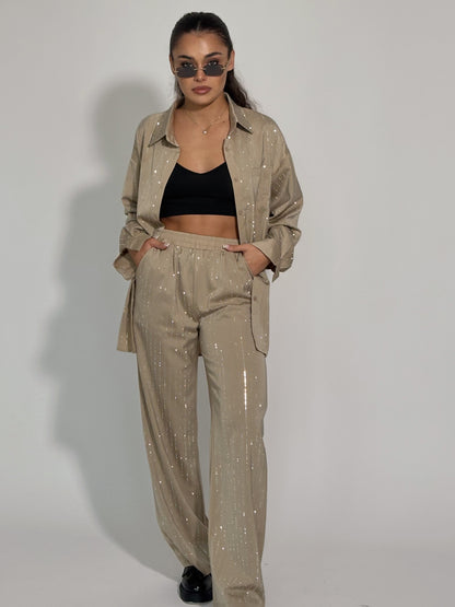 Сатенен комплект Riata с камъни