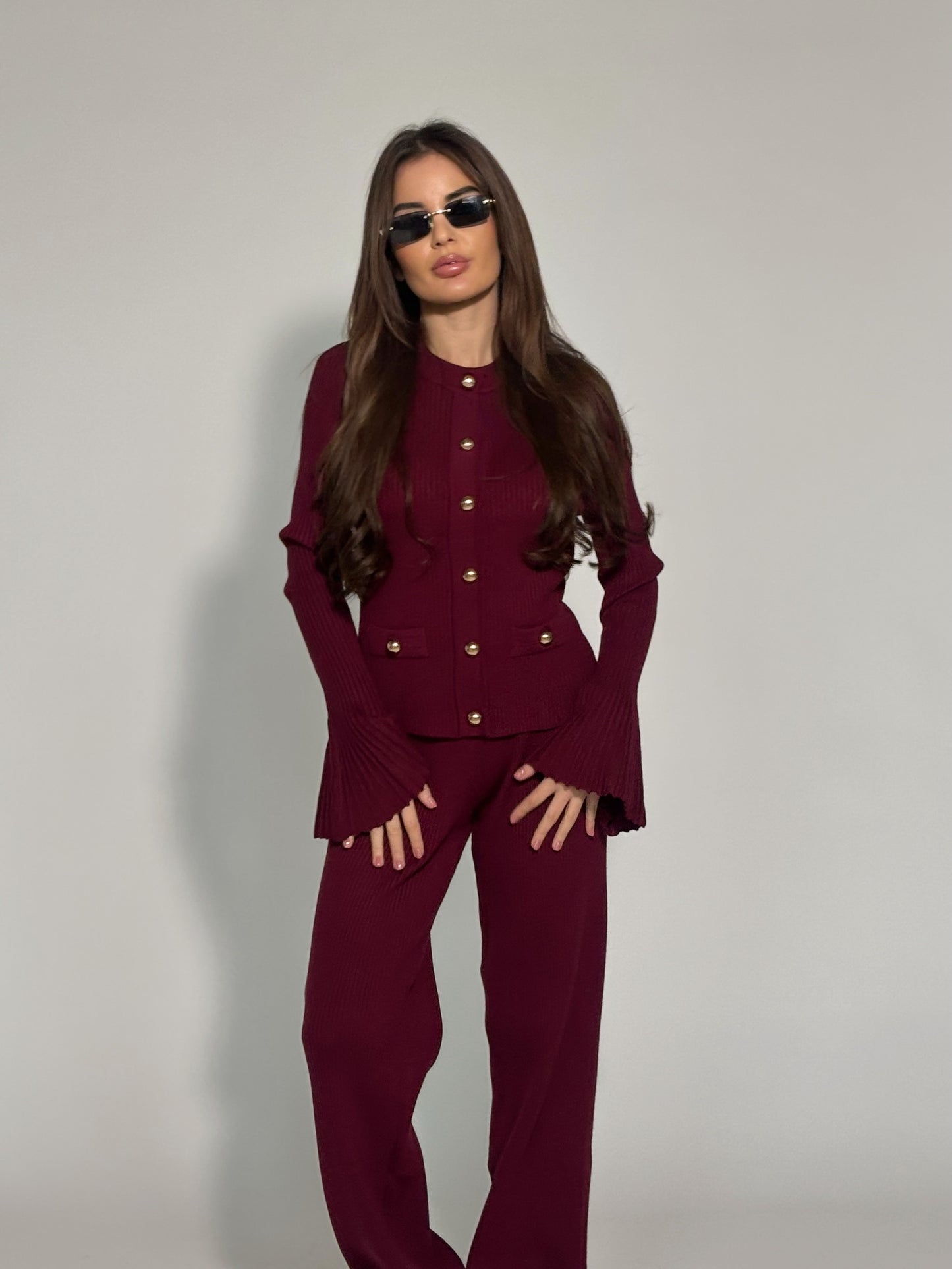 Комплект Valla от плътно рипсено плетиво