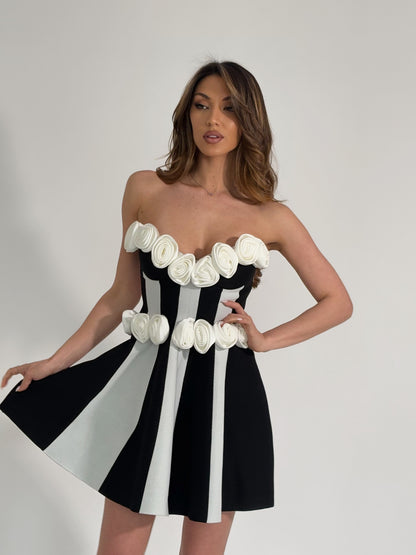 Besa dress with flowers