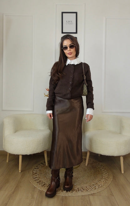 Сатенена пола Mocca
