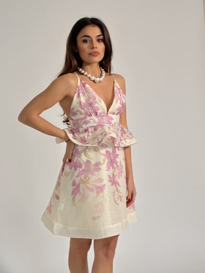 Рокля Lavander с цветя