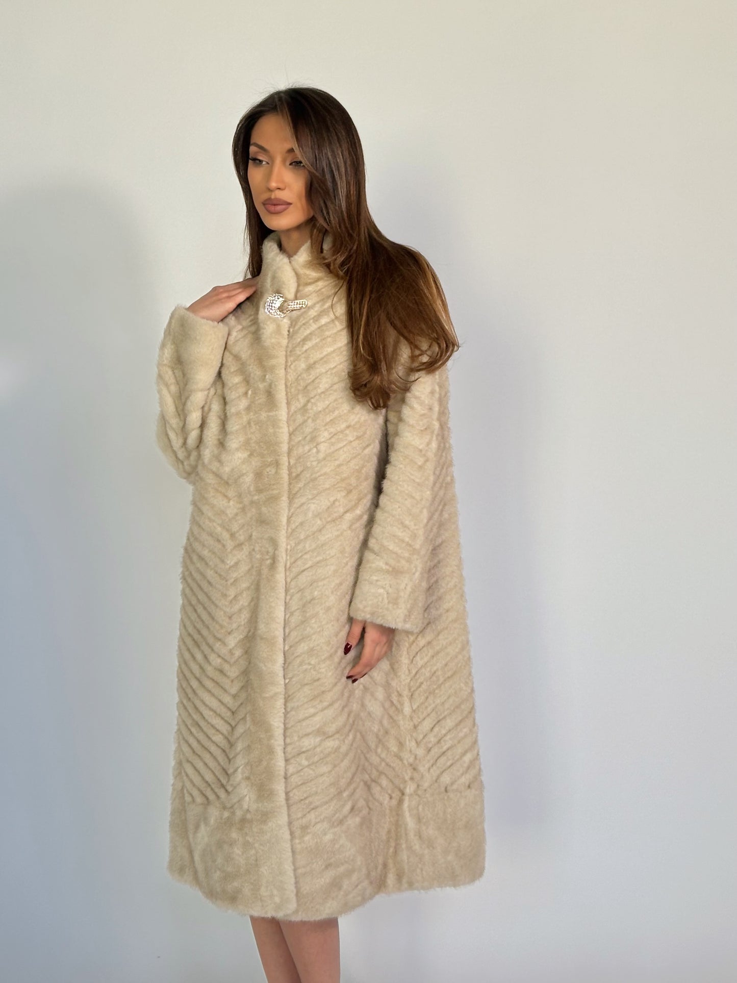 Палто от косъм Verona