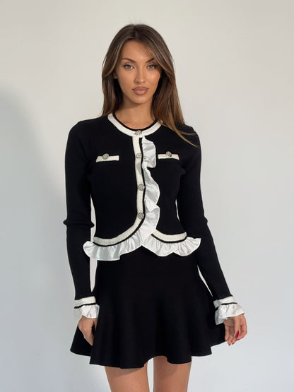 Жилетка със сатенени харбали Dolchena