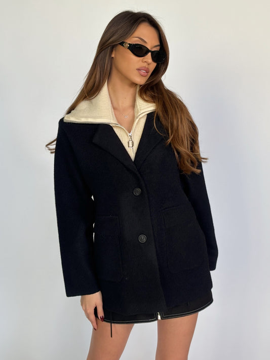 Палто Palmar с подвижен елемент на пуловер