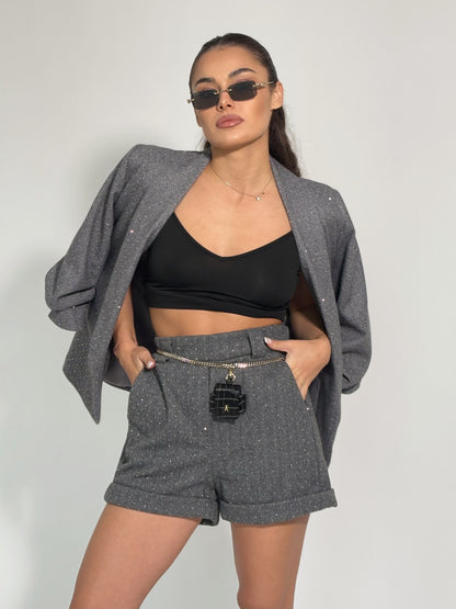 Вълнен комплект с камъни Torina