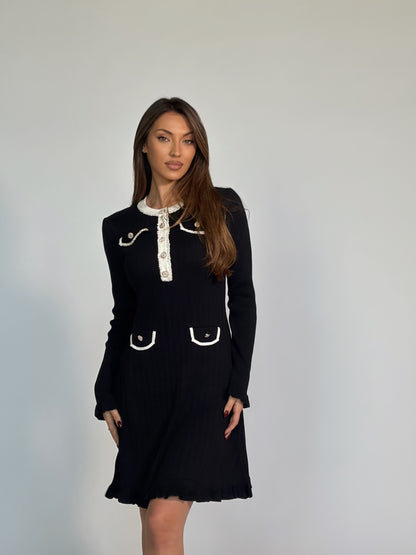 Рокля Relina от фино плетиво