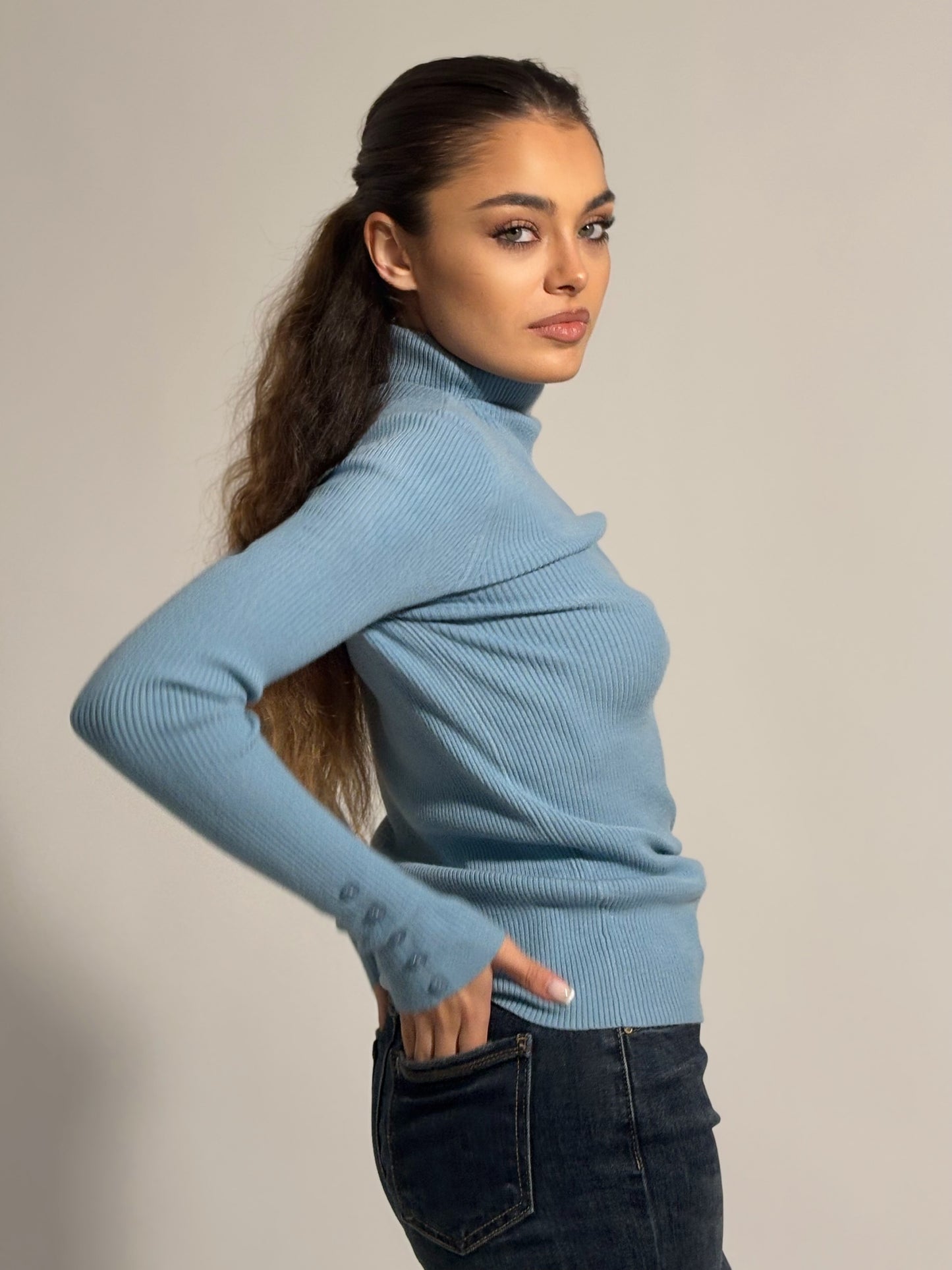 Поло Kolina фино плетиво