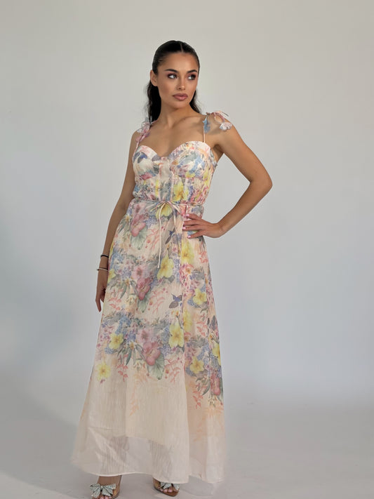 Дълга рокля на цветя Marilinda