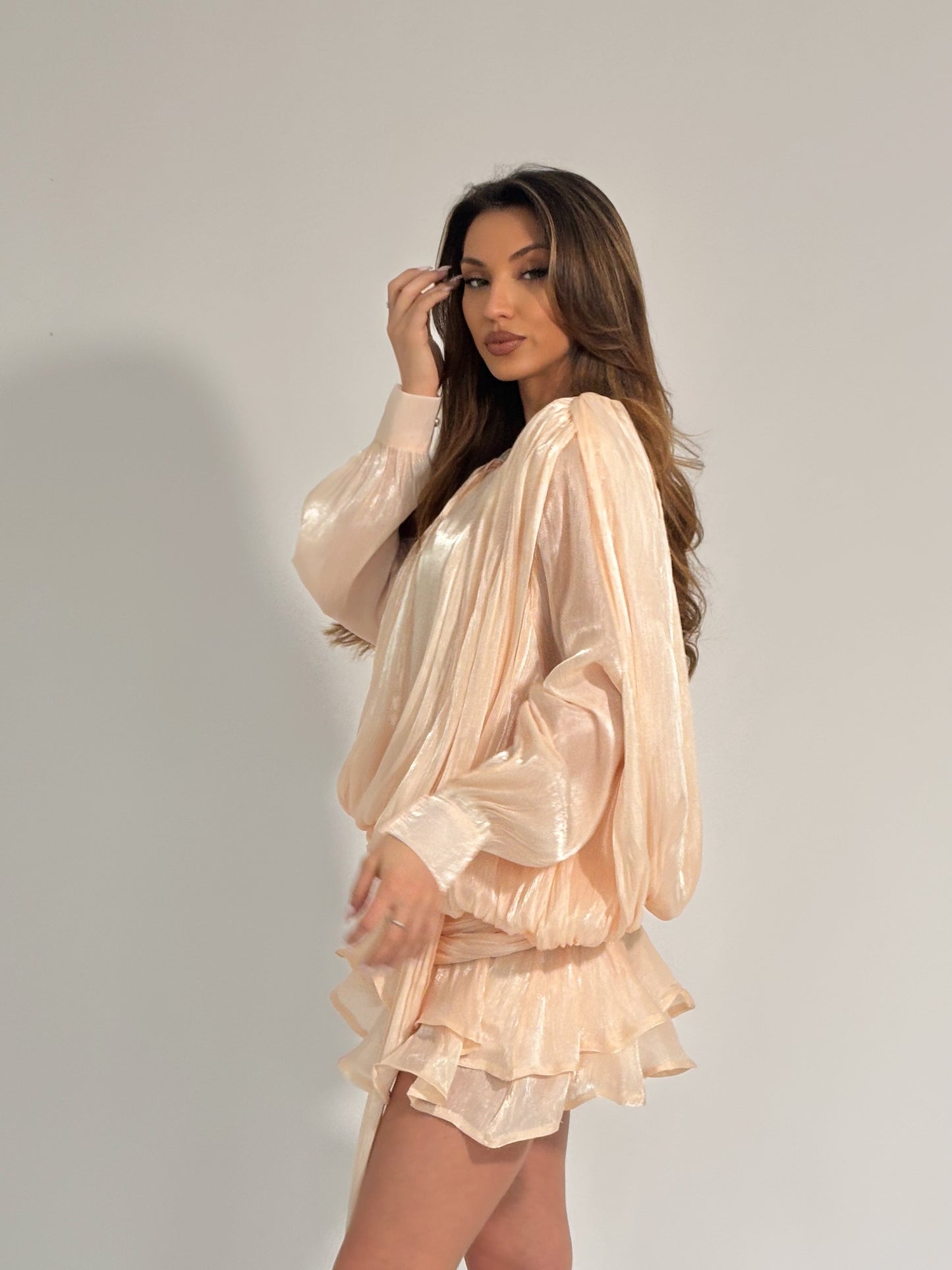 Сатенена рокля Jolie