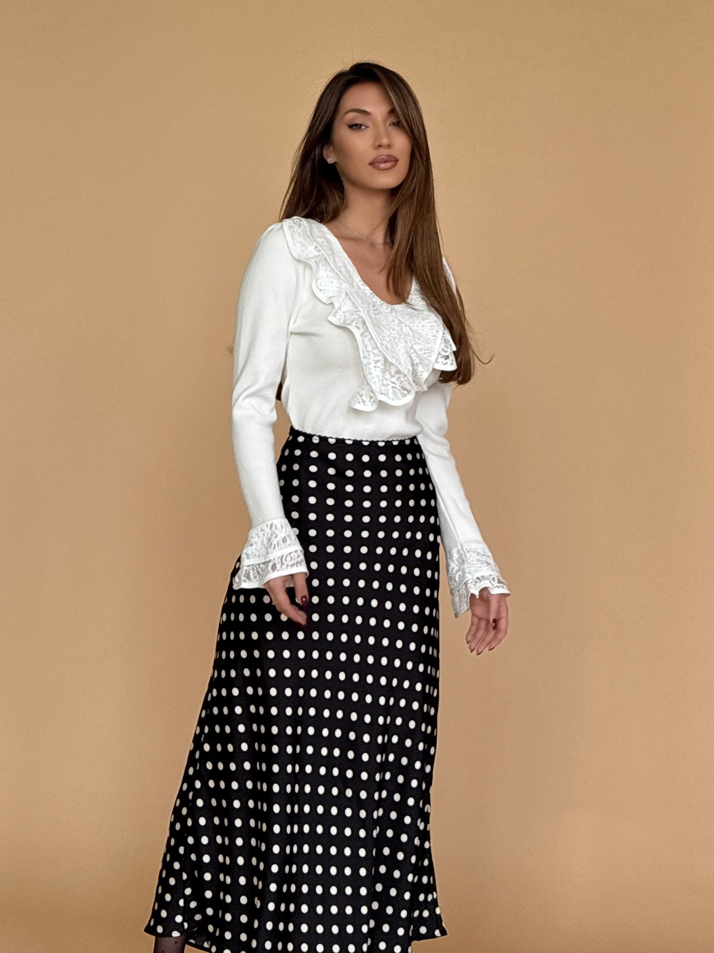 Блуза Vella с дантела