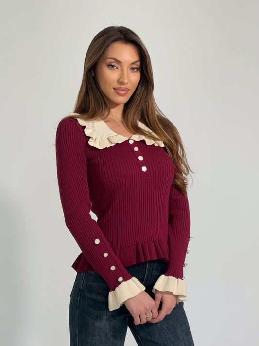 Блуза с яка Carlota