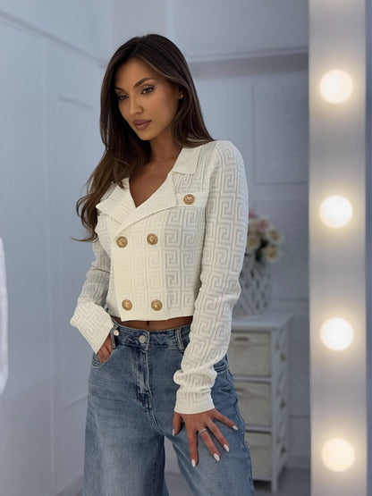 Fency cardigan with ornaments