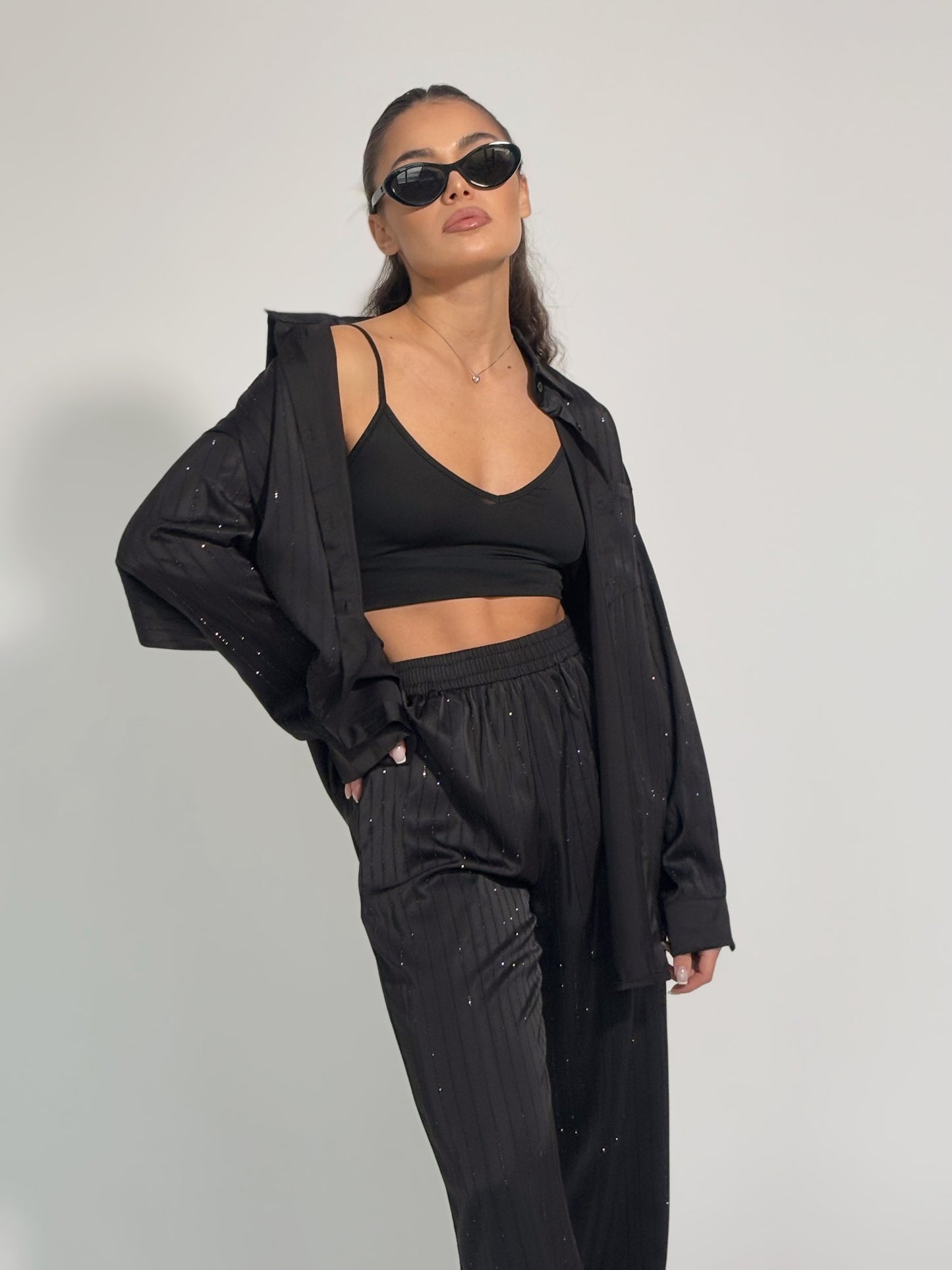 Сатенен комплект Riata с камъни