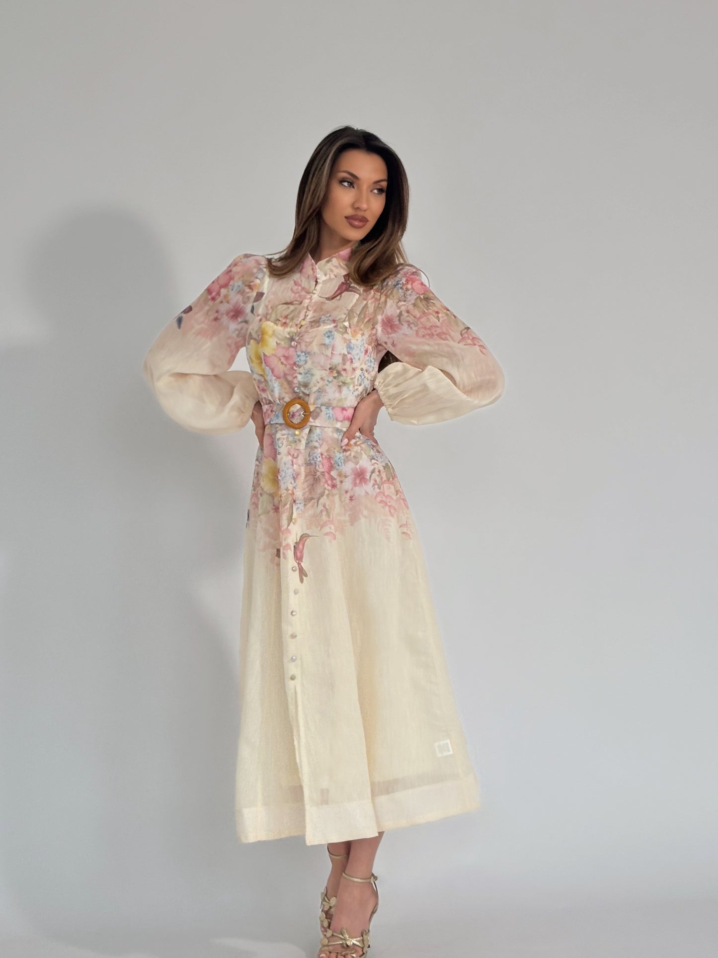 Рокля Rosie с флорални мотиви