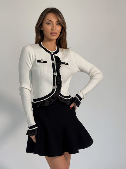 Жилетка със сатенени харбали Dolchena