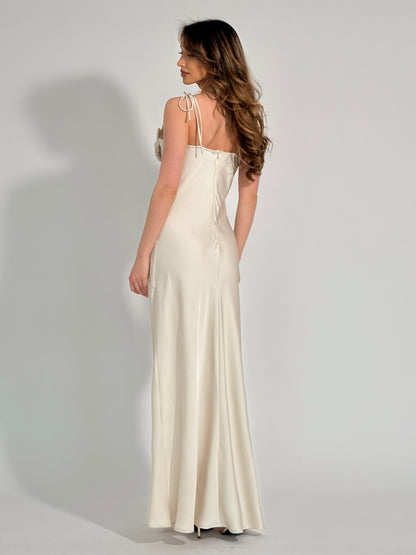 Сатенена рокля Dolchena