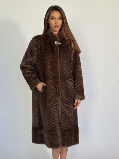 Палто от косъм Verona