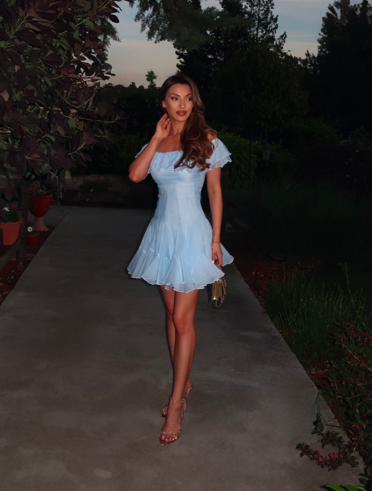 Rochie din organza Dominica