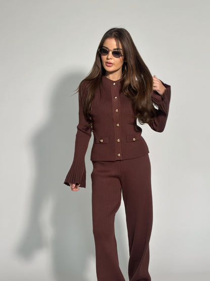 Комплект Valla от плътно рипсено плетиво