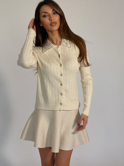 Жилетка Dorian с подвижна яка от мъниста