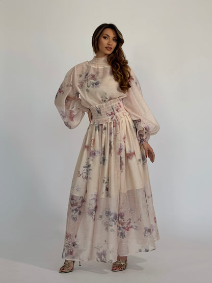 Комплект Perina с флорални мотиви