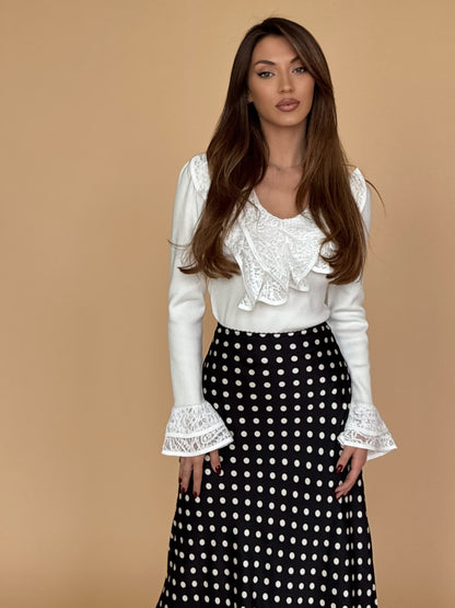 Блуза Vella с дантела