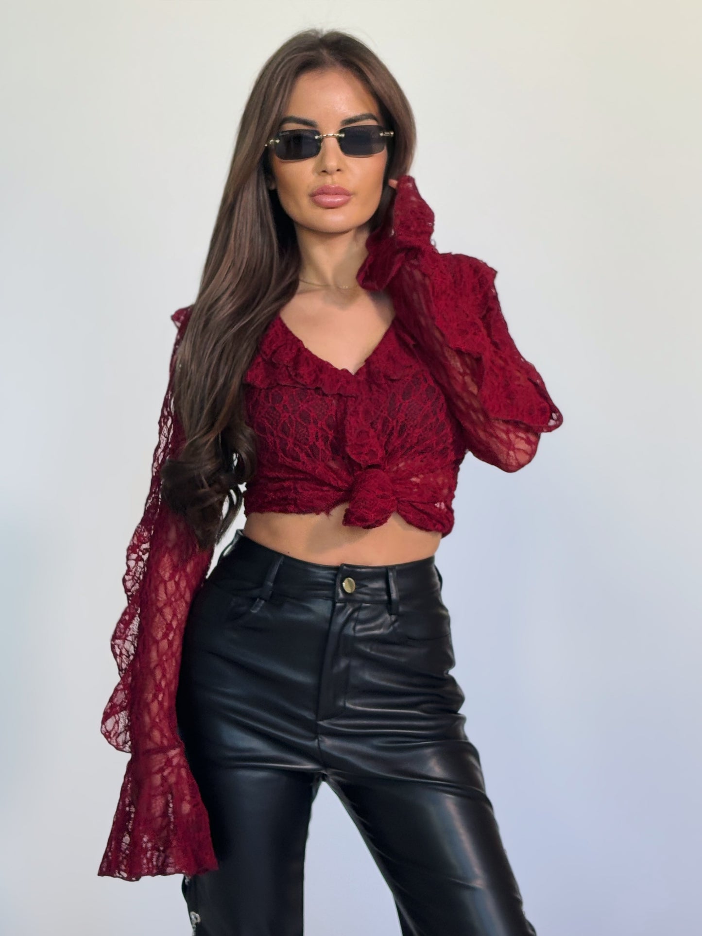 Дантелена блуза Venita