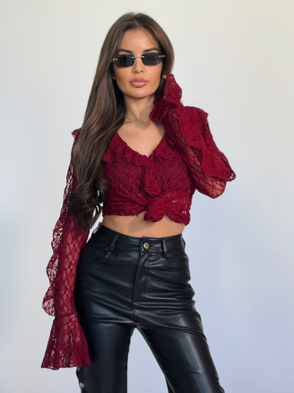 Дантелена блуза Venita