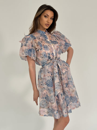 Greta dress with 3D elements